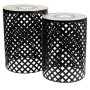 Flower Pot Stand Alexandra House Living Black Iron Tile 38 x 50 x 38 cm 2 Pieces by Alexandra House Living, Accessories - Ref...