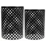 Flower Pot Stand Alexandra House Living Black Iron Tile 38 x 50 x 38 cm 2 Pieces by Alexandra House Living, Accessories - Ref...