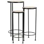 Flower Pot Stand Alexandra House Living Black Iron Tile 30 x 68 x 30 cm 3 Pieces by Alexandra House Living, Accessories - Ref...