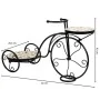 Blumentopfhalter Alexandra House Living Schwarz Eisen Kachel Fahrrad 26 x 43 x 67 cm von Alexandra House Living, Zubehör - Re...