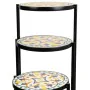 Flower Pot Stand Alexandra House Living Black Iron Tile 30 x 68 x 30 cm 3 Pieces by Alexandra House Living, Accessories - Ref...