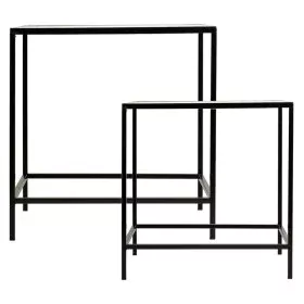 Soporte para Maceta Alexandra House Living Negro Hierro Azulejo 37 x 51 x 50 cm 2 Piezas de Alexandra House Living, Accesorio...