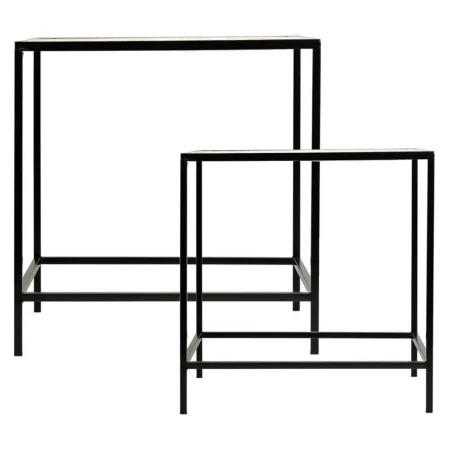 Sous-pot Alexandra House Living Noir Fer Carrelage 37 x 51 x 50 cm 2 Pièces de Alexandra House Living, Accessoires - Réf : D1...