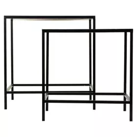 Blumentopfhalter Alexandra House Living Schwarz Eisen Kachel 37 x 51 x 50 cm 2 Stücke von Alexandra House Living, Zubehör - R...