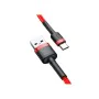 USB A to USB C Cable Baseus CATKLF-A09 Red 50 cm 0,5 m by Baseus, USB Cables - Ref: S9138703, Price: 5,54 €, Discount: %