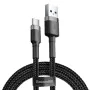 USB A to USB C Cable Baseus CATKLF-CG1 Grey 2 m by Baseus, USB Cables - Ref: S9138705, Price: 7,64 €, Discount: %