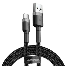 Cable USB A a USB C Baseus CATKLF-CG1 Gris 2 m de Baseus, Cables USB - Ref: S9138705, Precio: 7,31 €, Descuento: %