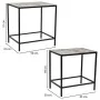 Flower Pot Stand Alexandra House Living Black Iron Tile 37 x 51 x 50 cm 2 Pieces by Alexandra House Living, Accessories - Ref...