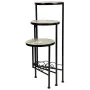 Flower Pot Stand Alexandra House Living Black Iron Tile 30 x 68 x 30 cm by Alexandra House Living, Accessories - Ref: D163221...