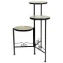 Flower Pot Stand Alexandra House Living Black Iron Tile 30 x 68 x 30 cm by Alexandra House Living, Accessories - Ref: D163221...