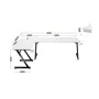 Bureau Gaming Huzaro HZ-Hero 7.0 Blanc Noir Fibre de Carbone 154 x 72,5 x 117 cm de Huzaro, Bureaux et tables d'ordinateurs -...