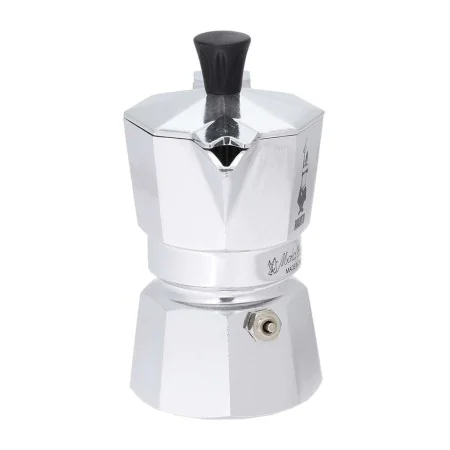 Italian Coffee Pot Bialetti Moka Express Silver Aluminium Metal 60 ml 1 Cup by Bialetti, Stovetop Coffee Makers - Ref: S91395...