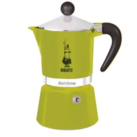 Cafetière Italienne Bialetti Rainbow Vert Métal Aluminium Thermoplastique 270 ml de Bialetti, Cafetières italiennes - Réf : S...