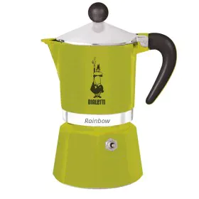 Caffettiera Italiana Bialetti Rainbow Verde Alluminio Termoplastico 270 ml di Bialetti, Moke e caffettiere - Rif: S9139567, P...