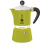 Italian Coffee Pot Bialetti Rainbow Green Metal Aluminium Thermoplastic 270 ml by Bialetti, Stovetop Coffee Makers - Ref: S91...