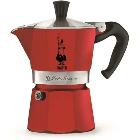 Cafetière Italienne Bialetti Moka Rouge Aluminium 3 Tasses de Bialetti, Cafetières italiennes - Réf : S9139570, Prix : 30,27 ...