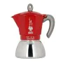 Cafeteira Italiana Bialetti Moka Induction Preto Vermelho Metal Aço inoxidável Alumínio 300 ml 6 Copos de Bialetti, Cafeteira...