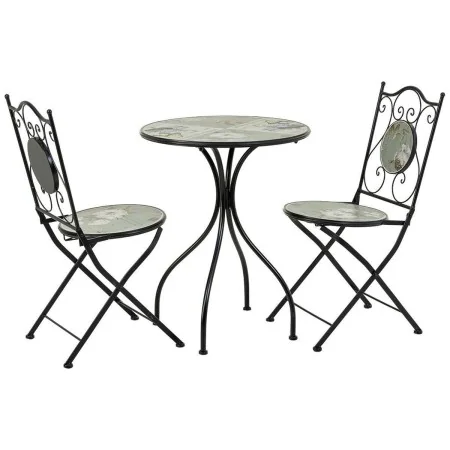 Table set with 2 chairs Alexandra House Living Black 60 x 75 x 60 cm by Alexandra House Living, Garden Furniture Sets - Ref: ...