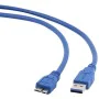 Câble USB 3.0 A vers Micro USB B GEMBIRD CCP-mUSB3-AMBM-0.5M (0,5 m) Bleu 50 cm de GEMBIRD, Câbles USB - Réf : S9139640, Prix...