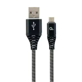 Câble USB vers micro USB GEMBIRD CC-USB2B-AMMBM-2M-BW Noir 2 m de GEMBIRD, Câbles USB - Réf : S9139645, Prix : 3,75 €, Remise...