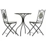 Table set with 2 chairs Alexandra House Living Black 60 x 75 x 60 cm by Alexandra House Living, Garden Furniture Sets - Ref: ...