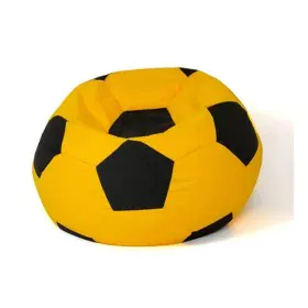 Pouffe GO GIFT Yellow Black Oxford Football by GO GIFT, Footstools - Ref: S9139960, Price: 89,92 €, Discount: %