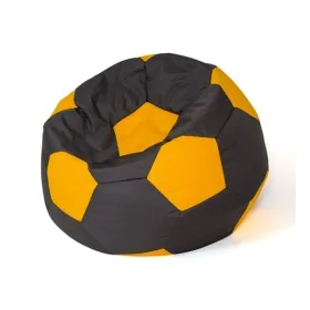 Puff GO GIFT Amarelo Preto Oxford Futebol de GO GIFT, Pufes - Ref: S9139961, Preço: 89,92 €, Desconto: %