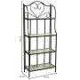 Shelves Alexandra House Living Black Iron Ironwork Tile 27 x 133 x 57 cm by Alexandra House Living, Shelving & Storage - Ref:...