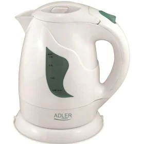 Wasserkocher mit Elektrischer Teekanne Adler AD 08w Weiß 850 W 1 L von Adler, Wasserkocher - Ref: S9140073, Preis: 14,77 €, R...