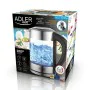 Chaleira Adler AD 1247 Cristal Cinzento Aço Vidro 2200 W 1,7 L de Adler, Servidores elétricos - Ref: S9140075, Preço: 33,94 €...