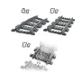 Set de construction City Tracks and Curves Lego 60205   Gris de Lego, Jeux de construction - Réf : S9140138, Prix : 19,60 €, ...