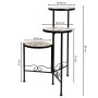 Soporte para Maceta Alexandra House Living Negro Hierro Azulejo 30 x 68 x 30 cm de Alexandra House Living, Accesorios - Ref: ...