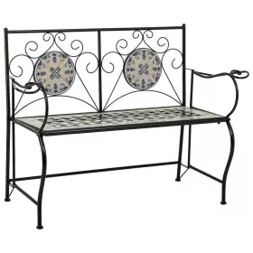 Banc Alexandra House Living Noir Fer Carrelage 50 x 88 x 110 cm de Alexandra House Living, Bancs - Réf : D1632222, Prix : 154...