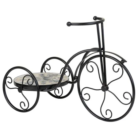 Blumentopfhalter Alexandra House Living Schwarz Eisen Kachel Fahrrad 23 x 36 x 53 cm von Alexandra House Living, Zubehör - Re...