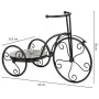 Blumentopfhalter Alexandra House Living Schwarz Eisen Kachel Fahrrad 23 x 36 x 53 cm von Alexandra House Living, Zubehör - Re...