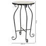 Flower Pot Stand Alexandra House Living Black Iron Tile 35 x 60 x 35 cm by Alexandra House Living, Accessories - Ref: D163222...