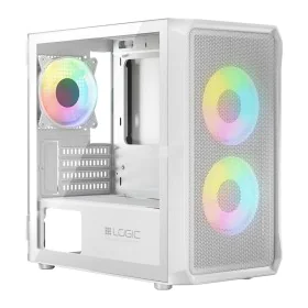 ATX Semi-tower Box Logic PORTOS ARGB White Black by Logic, Tabletop computer cases - Ref: S9140375, Price: 69,05 €, Discount: %