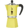 Cafetière Italienne Bialetti Rainbow Jaune Métal Aluminium 300 ml 6 Tasses de Bialetti, Cafetières italiennes - Réf : S914062...