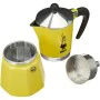 Cafetière Italienne Bialetti Rainbow Jaune Métal Aluminium 300 ml 6 Tasses de Bialetti, Cafetières italiennes - Réf : S914062...