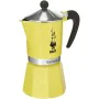 Cafetière Italienne Bialetti Rainbow Jaune Métal Aluminium 300 ml 6 Tasses de Bialetti, Cafetières italiennes - Réf : S914062...