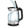 Water Kettle and Electric Teakettle Tefal KI7008 Silver Crystal 2200 W 1,7 L by Tefal, Electric Kettles - Ref: S9140678, Pric...