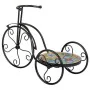 Blumentopfhalter Alexandra House Living Schwarz Eisen Kachel Fahrrad 23 x 36 x 53 cm von Alexandra House Living, Zubehör - Re...