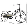 Blumentopfhalter Alexandra House Living Schwarz Eisen Kachel Fahrrad 23 x 36 x 53 cm von Alexandra House Living, Zubehör - Re...