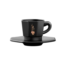 Juego de Tazas de Café Bialetti 700000671 Negro Porcelana 75 ml de Bialetti, Tazas - Ref: S9140845, Precio: 33,30 €, Descuent...