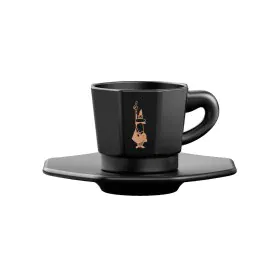 Juego de Tazas de Café Bialetti 700000671 Negro Porcelana 75 ml de Bialetti, Tazas - Ref: S9140845, Precio: 33,19 €, Descuent...