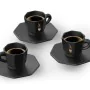 Juego de Tazas de Café Bialetti 700000671 Negro Porcelana 75 ml de Bialetti, Tazas - Ref: S9140845, Precio: 33,19 €, Descuent...