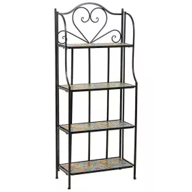 Scaffale Alexandra House Living Nero Ferro Piastrella 27 x 133 x 57 cm di Alexandra House Living, Scaffalature e ripiani di i...