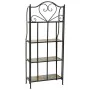 Scaffale Alexandra House Living Nero Ferro Piastrella 27 x 133 x 57 cm di Alexandra House Living, Scaffalature e ripiani di i...