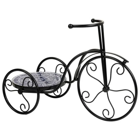 Supporto per Vaso Alexandra House Living Nero Ferro Piastrella Bicicletta 23 x 36 x 53 cm di Alexandra House Living, Accessor...