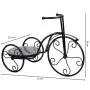 Blumentopfhalter Alexandra House Living Schwarz Eisen Kachel Fahrrad 23 x 36 x 53 cm von Alexandra House Living, Zubehör - Re...